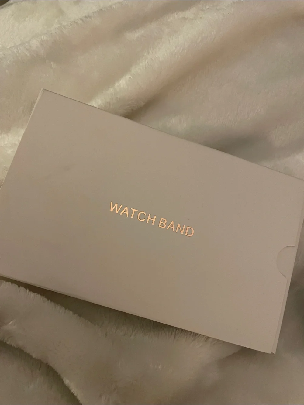 Leather Strap Smartwatch with Gold Case - Brown
